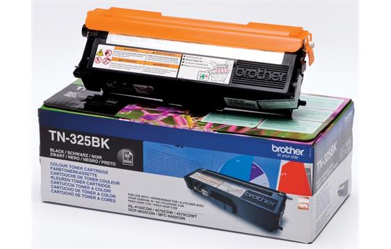 772599 Brother TN325BK Toner BROTHER TN325BK 4K sort 